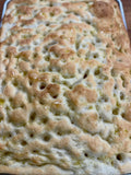 Traditional Genovese Focaccia – Medium (6 Pieces)