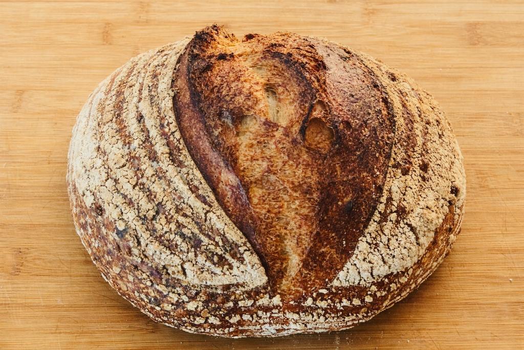 Artisanal sourdough bread