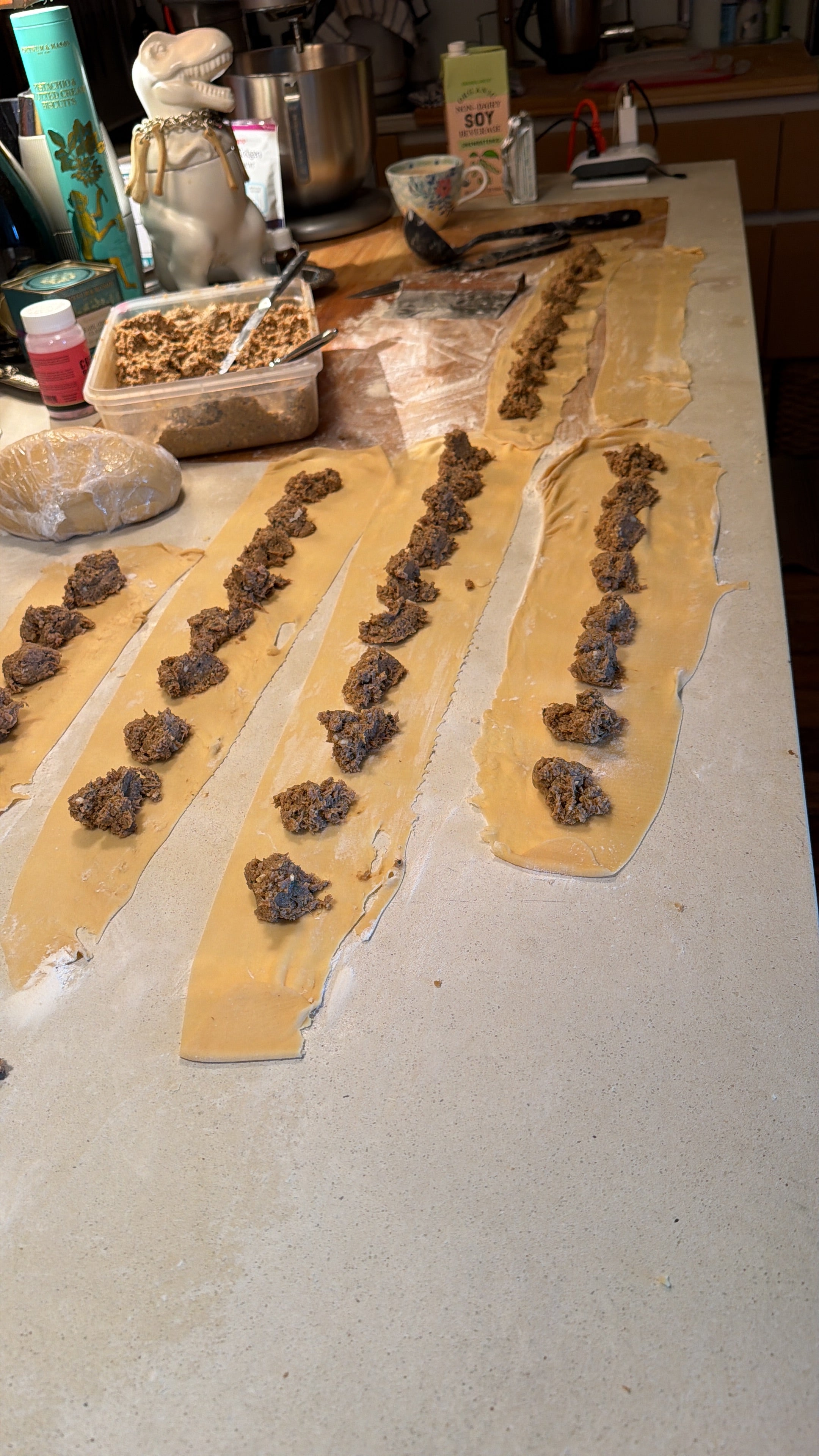 Traditional Italian Meat Ravioli with Slow-Cooked Ragù