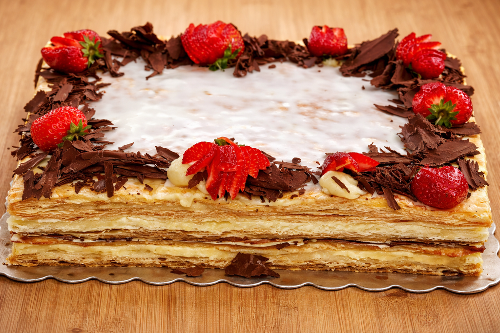 Millefeuille cake